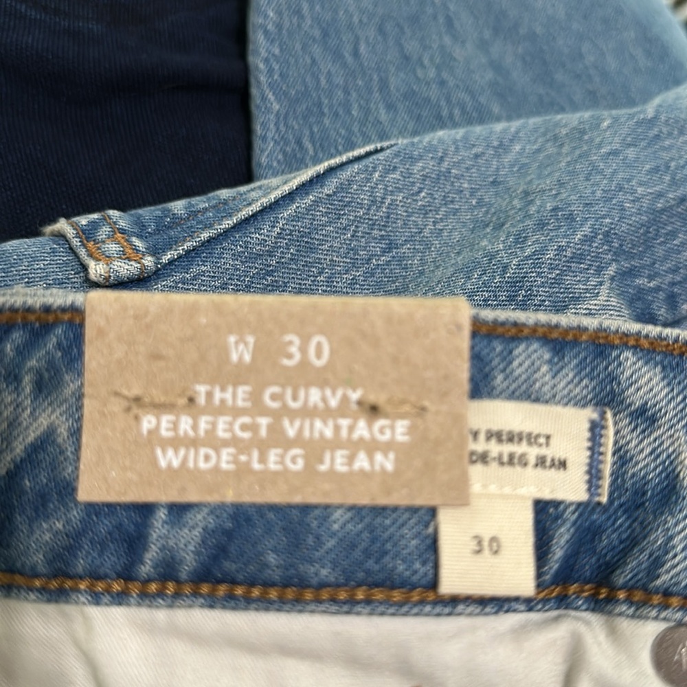 Madewell The Curvy Perfect Vintage Wide-Leg Jean in Enmore Wash - Picture 11 of 11